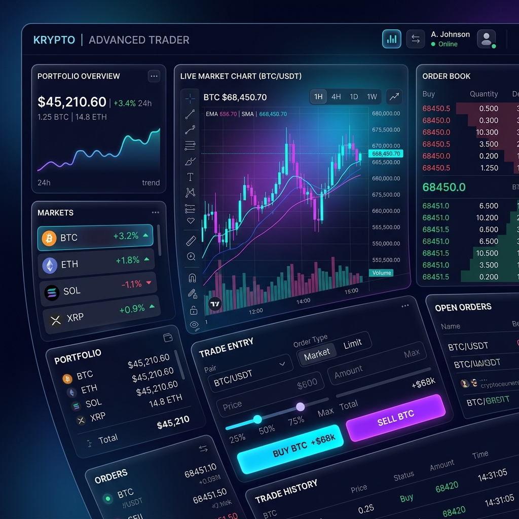 Quantitative market dashboard